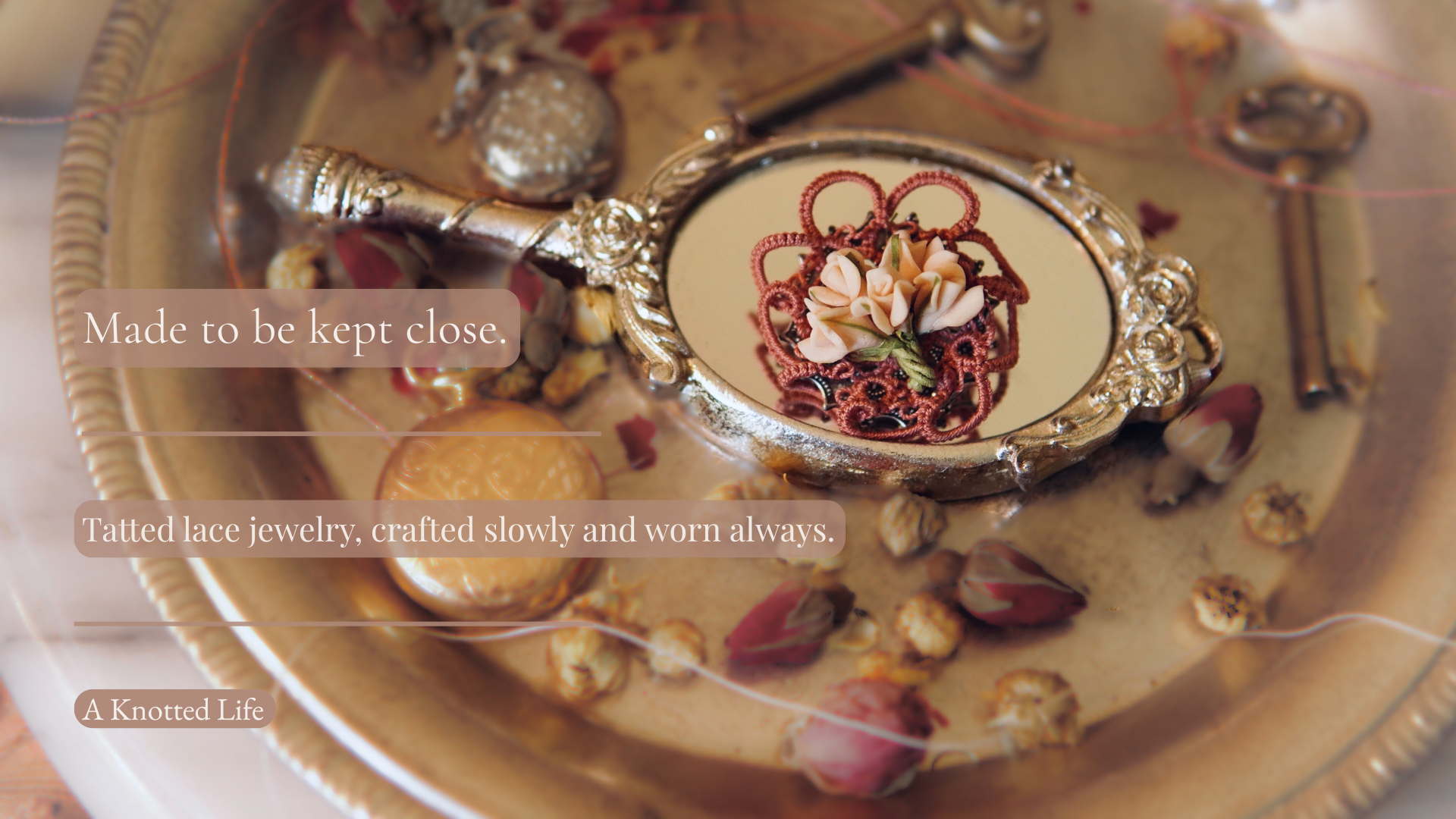 A Knotted Life Jewelry Banner