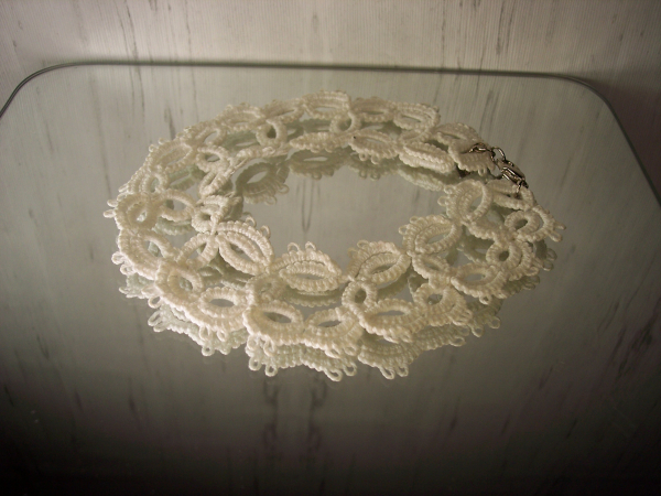 "Cloudtrace" Tatted Lace Bracelet