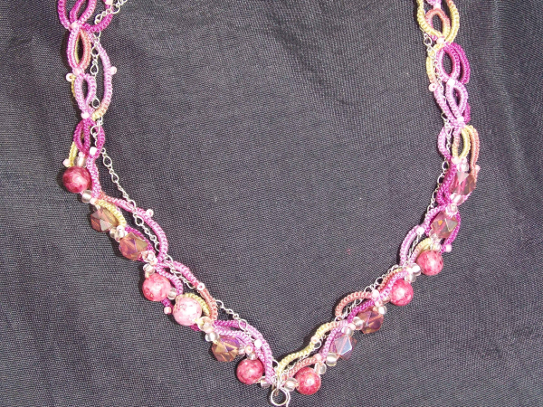 Unrestrained Mulberry Necklace OOAK