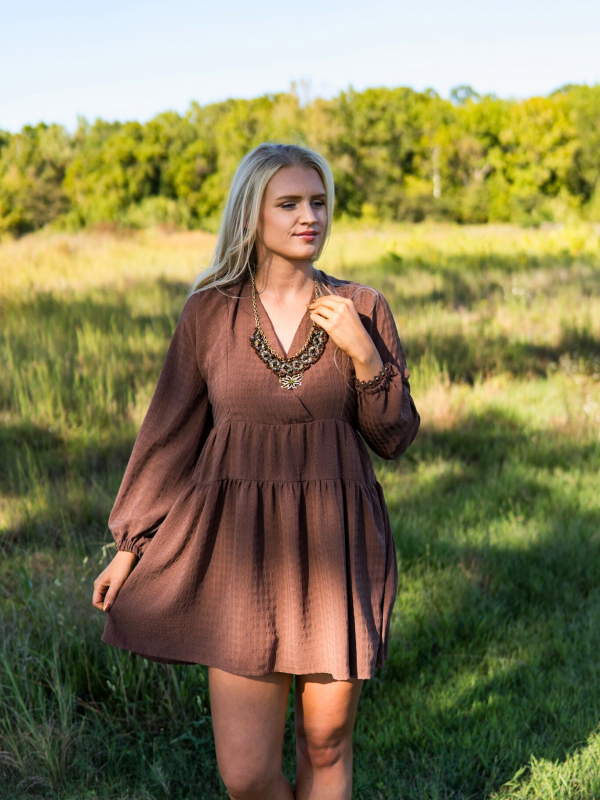 Sunlight on the Woodland Floor necklace with serpentine and peridot Forest-inspired necklace with green stones and golden highlights