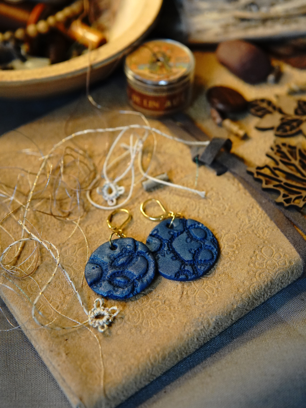 One of a kind blue jewelry