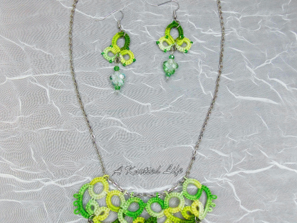 "Canopy Light" Tatted Lace Necklace