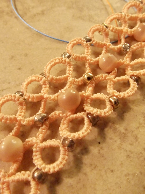 "Emberclay" Tatted Lace Bracelet