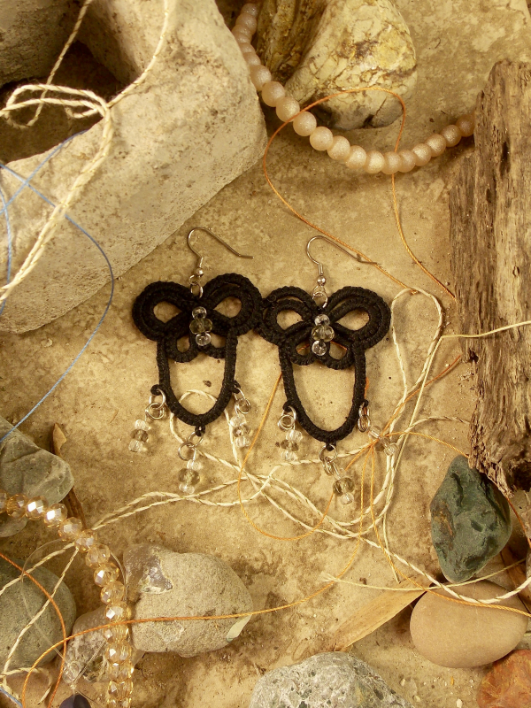 "Nightflutter" Earrings