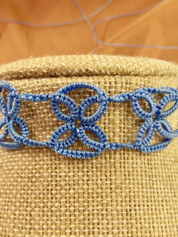 "X Marks the Spot" Tatted Lace Choker Necklace