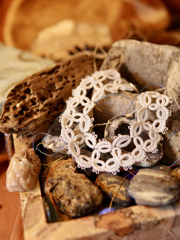 "Cloudtrace" Tatted Lace Bracelet