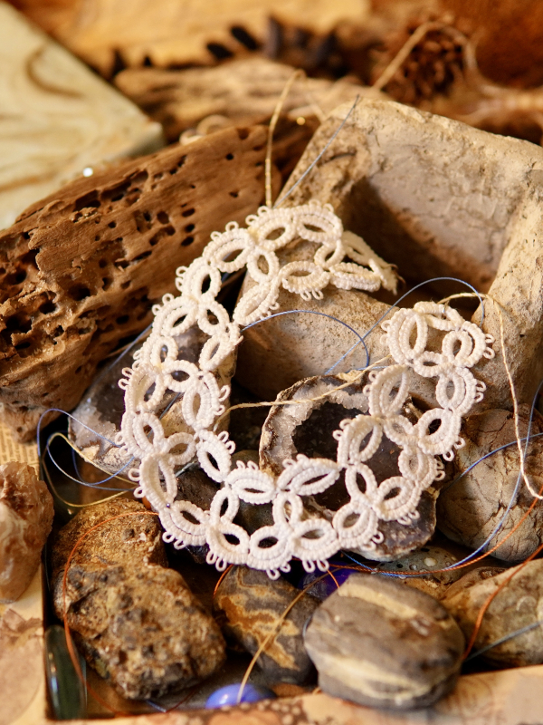 "Cloudtrace" Tatted Lace Bracelet