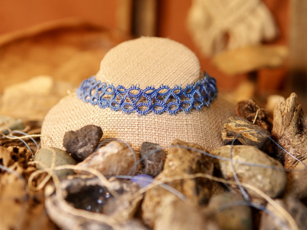"Skyweft" Tatted Lace Choker Necklace