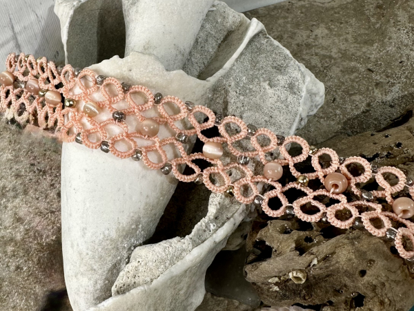 "Emberclay" Tatted Lace Bracelet