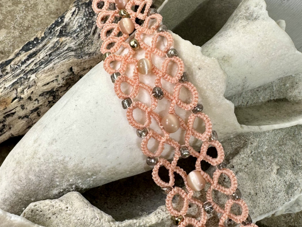 "Emberclay" Tatted Lace Bracelet