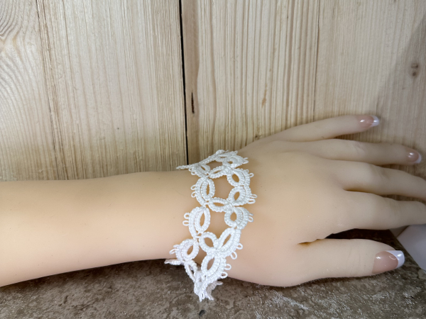 "Cloudtrace" Tatted Lace Bracelet