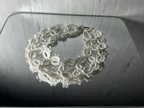 "Cloudtrace" Tatted Lace Bracelet