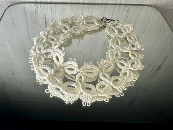 "Cloudtrace" Tatted Lace Bracelet