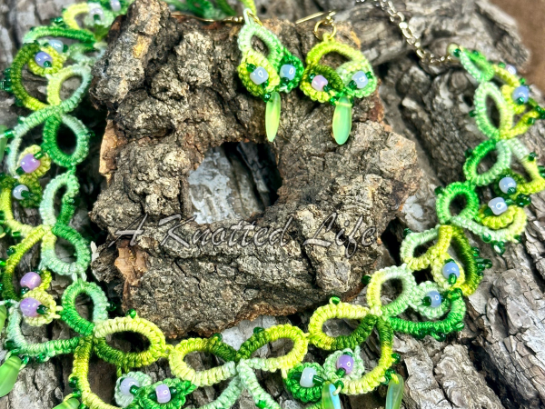 "Spring Has Sprung" Tatted Lace Jewelry