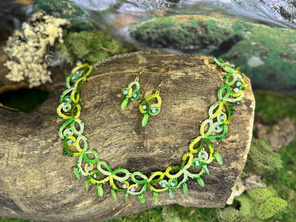 "Spring Has Sprung" Tatted Lace Jewelry