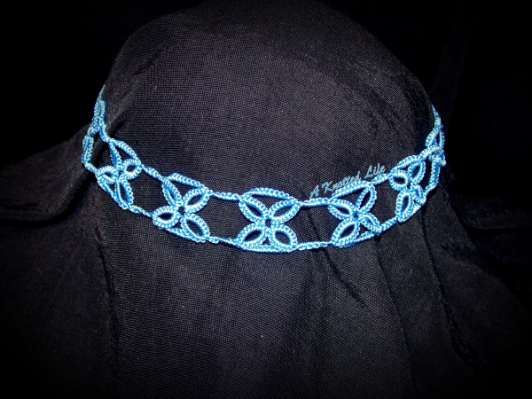 "X Marks the Spot" Tatted Lace Choker Necklace