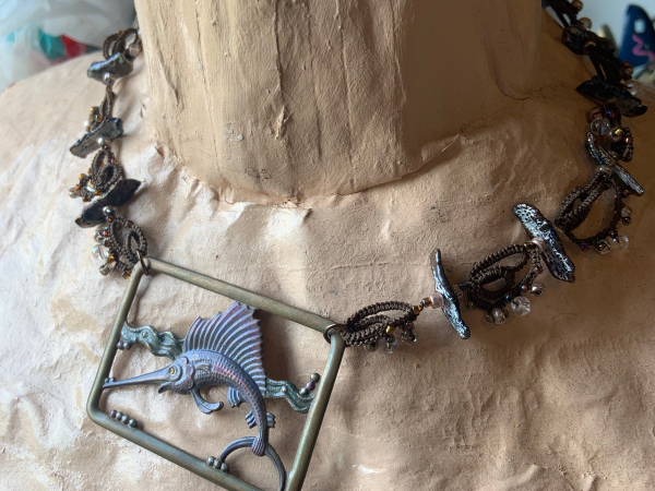 SailFish One of a Kind Necklace