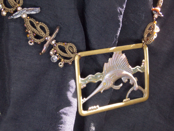 SailFish One of a Kind Necklace