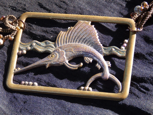 SailFish One of a Kind Necklace