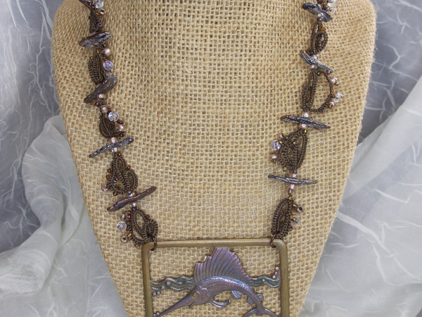 SailFish One of a Kind Necklace
