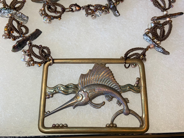 SailFish One of a Kind Necklace