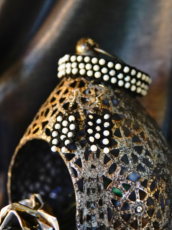 Oathforged shadow-themed earrings Shadowguard earrings by A Knotted Life - Oathforged Line