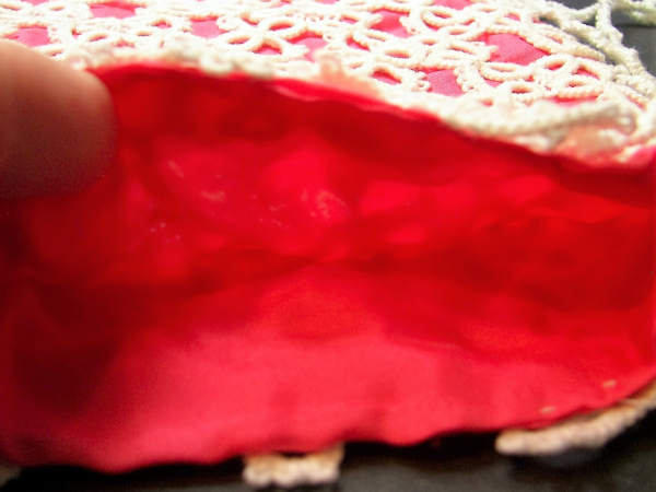 "Whispers in Silk" Tatted Lace Bag