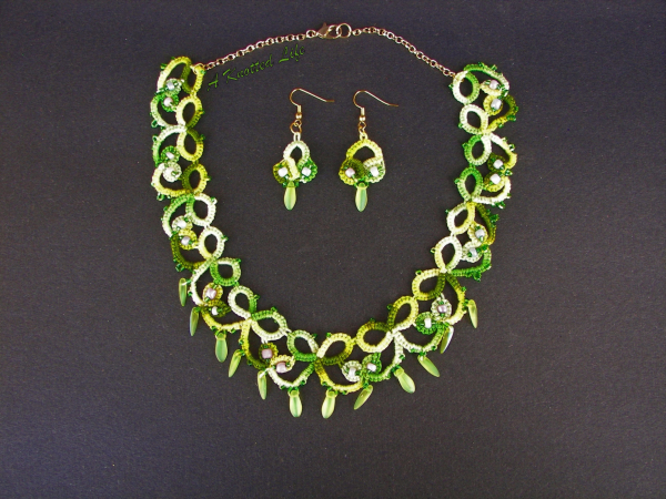 "Spring Has Sprung" Tatted Lace Jewelry