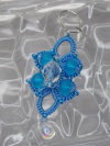 Water Drops Aqua Earrings