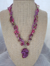 Unrestrained Mulberry Necklace OOAK