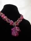 Unrestrained Mulberry Necklace OOAK