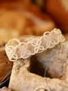 "Petalbound Morning" Tatted Lace Bracelet