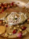"Tea Garden Bloom" Tatted Lace Brooch/Pin "Tea Garden Bloom" Tatted Lace Brooch/Pin