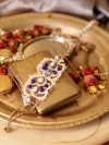 "Blueberry Scones & Porcelain Grace" Tatted Lace Bracelet "Blueberry Scones & Porcelain Grace" Tatted Lace Bracelet