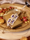 "Blueberry Scones & Porcelain Grace" Tatted Lace Bracelet "Blueberry Scones & Porcelain Grace" Tatted Lace Bracelet