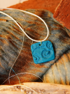 Geometric artisan clay jewelry
