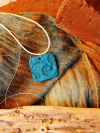 Impressions seafoam pendant