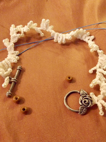 "Rose and Ruffle" Bracelet