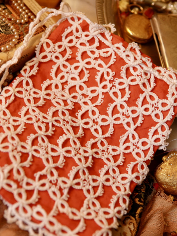 Whispers in Silk Lace Bag