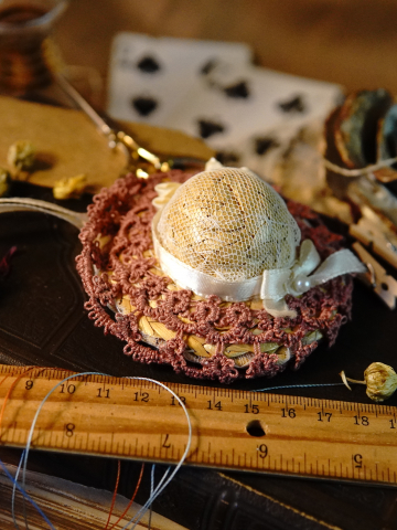 Edwardian Lace Hat Ornament