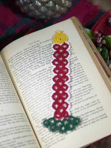 Christmas Candle Bookmark